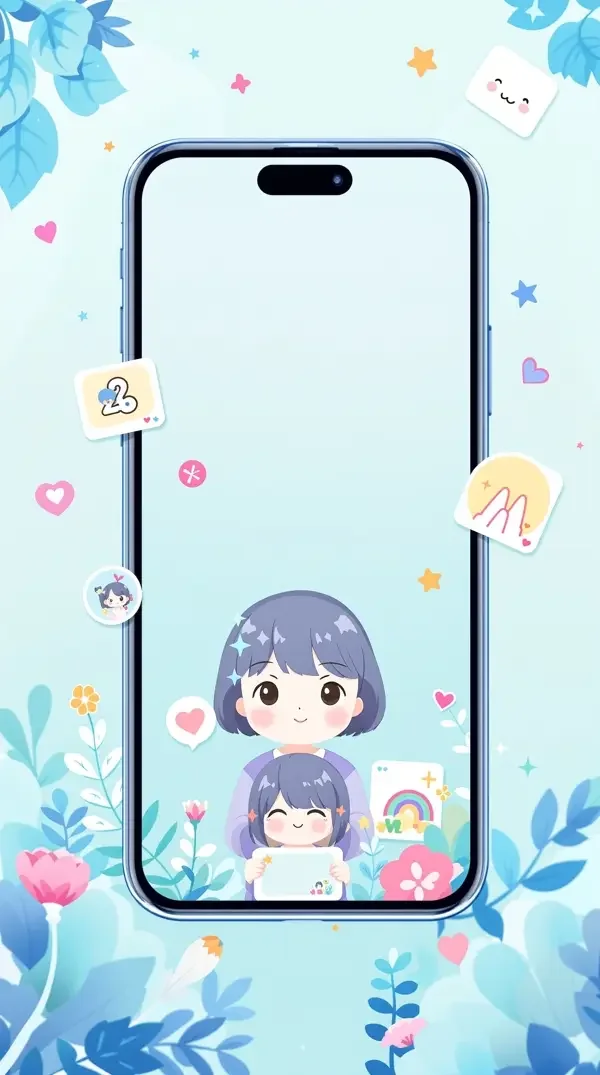 儿童漫画 APP 界面